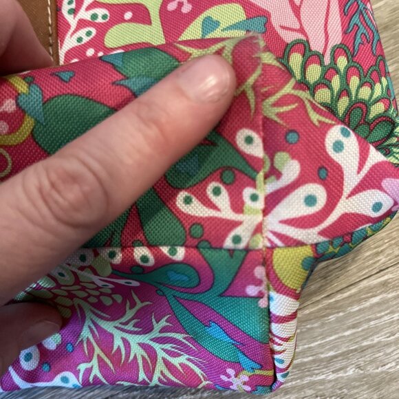 LILY BLOOM Pink Floral Coral Reef Shoulder Tote bag - Picture 3 of 9